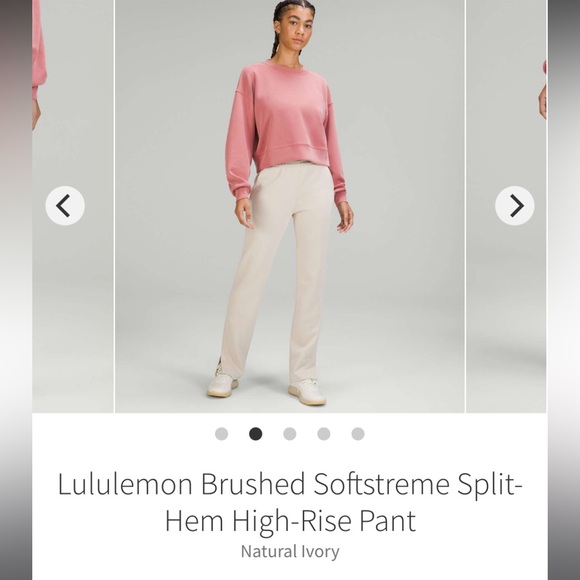 Lululemon Softstreme Split Hem Pants - Picture 4 of 4